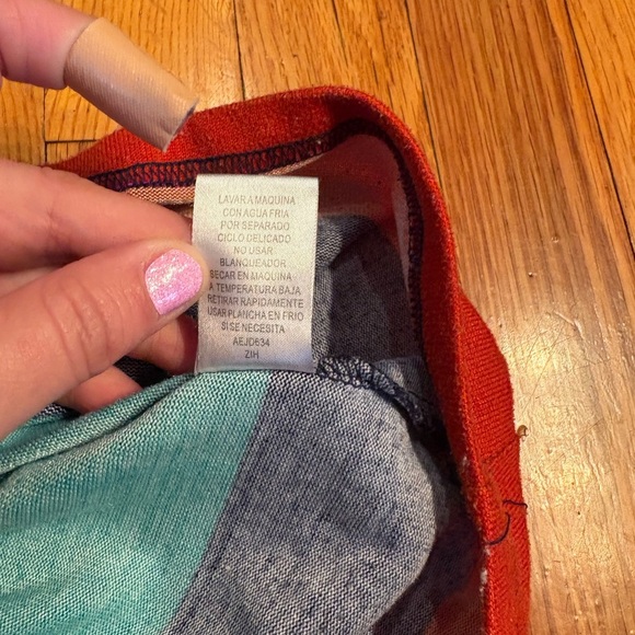 Derek Heart Rainbow Stripe Knit Dress - Picture 5 of 7